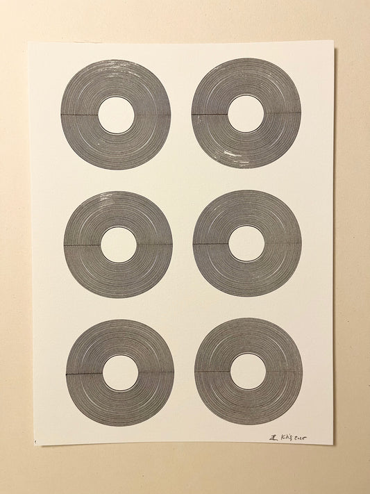 Six Black Circles