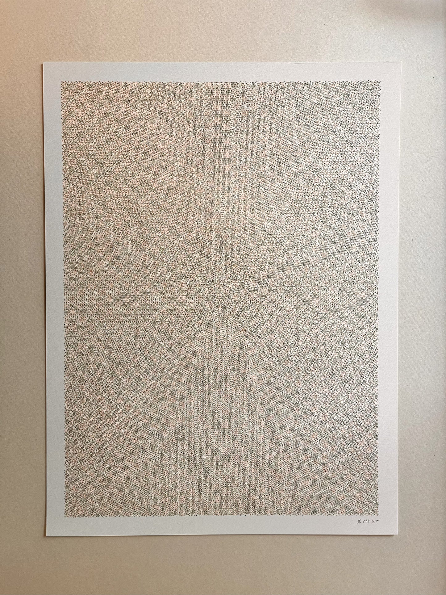 Fabric From Afar, Concentric Circles