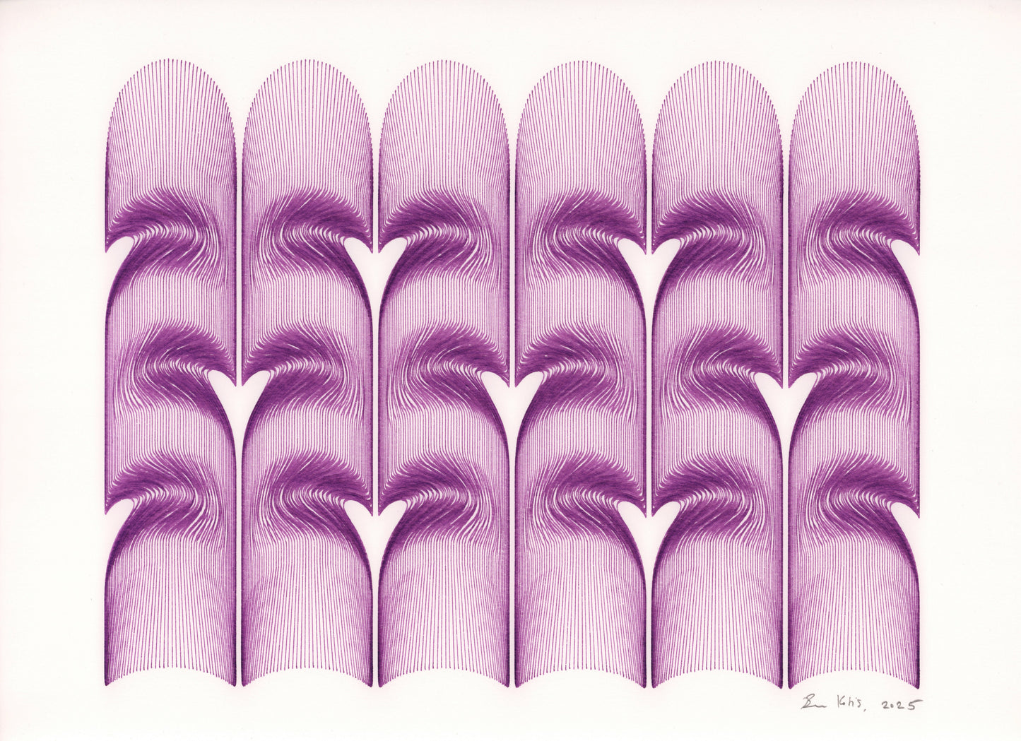 Hearts Pattern Purple_Medium