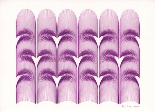 Hearts Pattern Purple_Medium